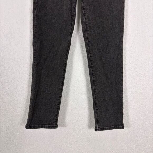 Madewell Faded Black The Perfect Vintage Straight Leg Jeans Size 25 - Picture 3 of 13